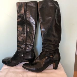 Salvatore Ferragamo leather boots